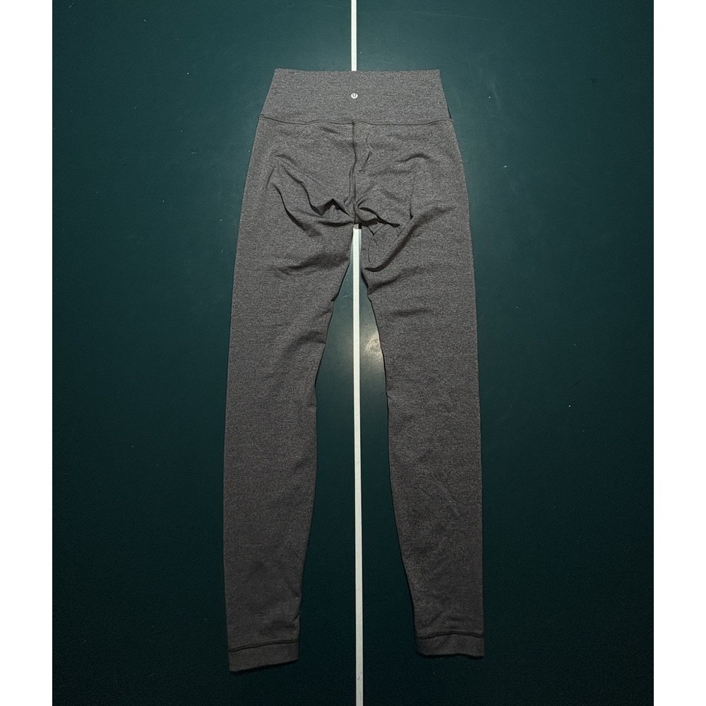 Lululemon‎ Wunder Under High Rise Tight Leggings Heather Gray Women's Size 8